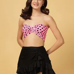 CUKOO Printed Two Piece Skirtini Swimwear-image-96