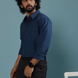 Espanshe Regular Fit Pure Cotton Casual Shirt-image-5