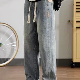 StyleCast Men Straight Fit Low Distress Stretchable Jeans-40