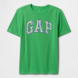 GAP Kids Boys Brand Logo Printed Pure Cotton T-Shirt-image-63