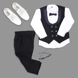 YK Infant Boys Double Breasted 4 Piece Suits-image-30