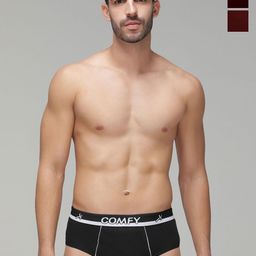 AMUL COMFY Pack Of 3 Cotton Basic Briefs AC-CBRIOE-MA-BK-CB-XL-3PC-picture-47