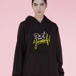 NUSYL Typography Printed Hooded Oversized Sweatshirt-image-90
