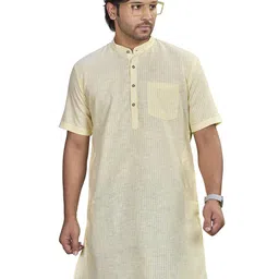 Authentics Men Striped Cold-Shoulder Sleeves Kurta-picture-36