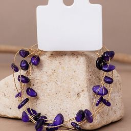 Bohey by KARATCART Gold-Plated Artificial Beaded Multistrand Bracelet-picture-47
