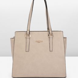 Carlton London Textured Shopper Tote Bag-38