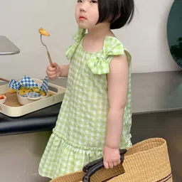LULU & SKY Checked A-Line Dress image 2