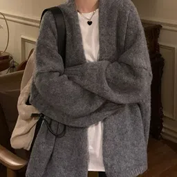 LULU & SKY Women Front Open Free Size Cardigan-image-6
