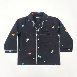 Freesia Array Unisex Kids Printed Night suit image 4