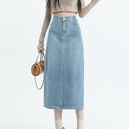 StyleCast Women Mid-Rise Straight Midi Skirt-picture-38