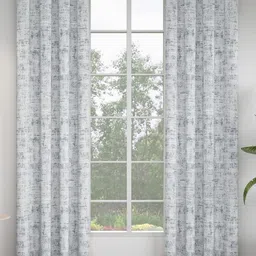 GM Grey & White Set of 2 Room Darkening Door Curtain-image-13