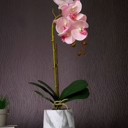 Myntra Elegant Homes White 1 Pieces Orchid Artificial Plant With Pot-34