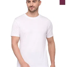 tqh Pack of 2 Round Neck Regular Fit T-shirts-picture-16
