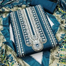 LeeliPeeri Designer Printed Unstitched Dress Material-picture-24