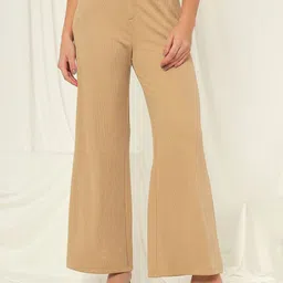 BAESD Women Original Mid-Rise Parallel Trousers-image-77