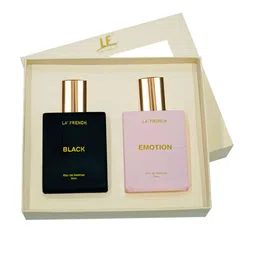 La French Set Of 2 Black & Emotion Long Lasting Eau de Parfum - 50 ml Each-7