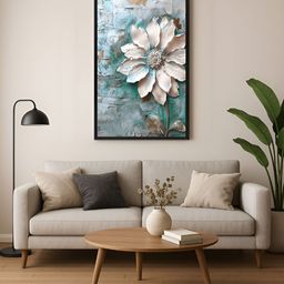 999Store black & green Floral And Botanical Printed Canvas Wall Art-picture-23