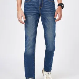 SF JEANS by Pantaloons Men Skinny Fit Low Distress Light Fade Jeans-image-63