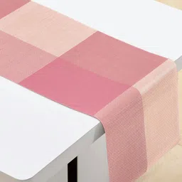 Home Centre Red & Yellow Checked Table Runners-54