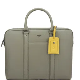 Da Milano Men Textured Leather Laptop Bag-39