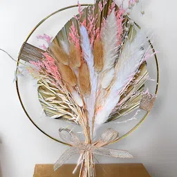 Cortina Brown & White Boho Round Wall Hanging-image-14
