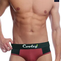 COOLZY Pack Of 2 Cotton Mid-Rise Basic Briefs SFUBRF2K348-S-picture-18