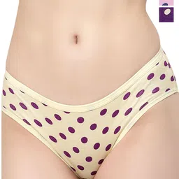 Docare Pack of 3 Printed Polka  Bikini Briefs YummyPanty-Purple-Yellow-Pink-image-30