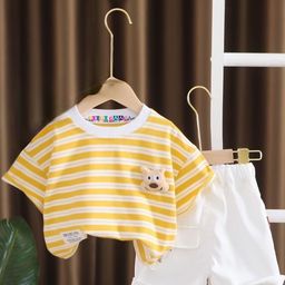 Googo Gaaga Boys Printed T-shirt with Shorts-image-21