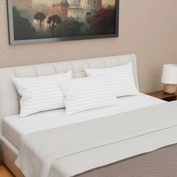 Aura White Set of 3 Polyester Ultra Soft Sleep Pillow-57