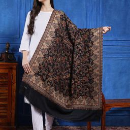 HANDICRAFT PALACE Paisley Woven Design Shawl-picture-38