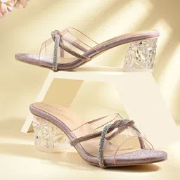 BIZZARO Women Embellished Open Toe Block Sandals-picture-5