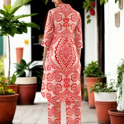 Moda Rapido Printed Tunic With Trouser Co-Ords image 4