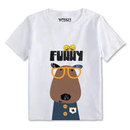 BAESD Kids Graphic Printed Round Neck Cotton T-shirt-image-56