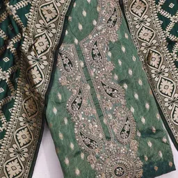 LeeliPeeri Designer Women Embroidered Unstitched Dress Material-picture-32