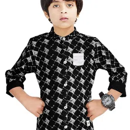 MADE IN THE SHADE Boys Opaque Printed Casual Shirt-image-46