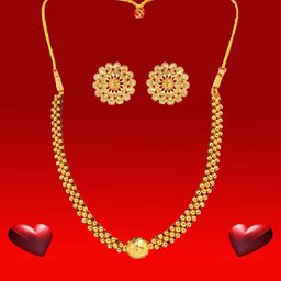 Heer Collection Gold-Plated Antique Jewellery Set-40