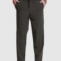 Snitch Men Dark Green Regular Fit Trousers-image-58