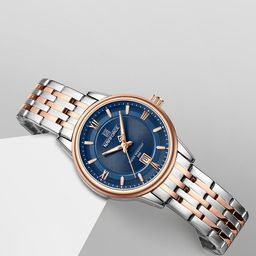 Naviforce Women Brass Dial & Stainless Steel Bracelet Style Straps Analogue Watch NF8040L SRGBE-image-52