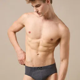URBAN ADVENTURE Men Mid Rise Basic Briefs 1UAM-001(DARK GREY)S-picture-30