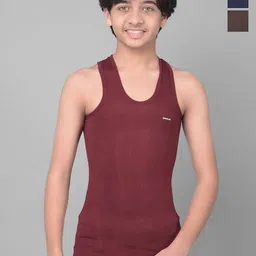 Dollar Bigboss Infants Pack Of 3 Assorted Vests MBKVE-01-FNRN-CLR-PO3-CO5-Assorted-image-55