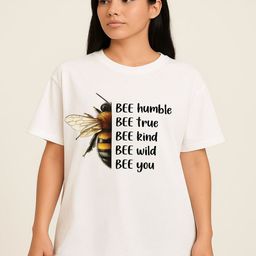 GAB Women Typography Printed Pockets T-shirt-image-33