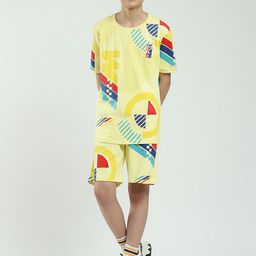 Monte Carlo Boys Printed Pure Cotton Round Neck T-Shirt & Bermuda Shorts Clothing Set-image-36