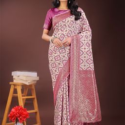 Astita Woven Design Saree with Rich Woven Zari Work Border-47