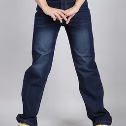 SWISHIN Women Comfort Relaxed Fit Mid-Rise Light Fade Cotton Denim Jeans-picture-6