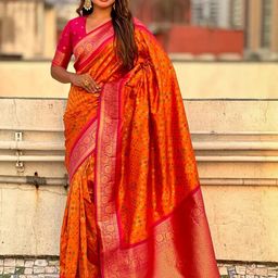 Twika Woven Design Zari Art Silk Kanjeevaram Saree-image-50