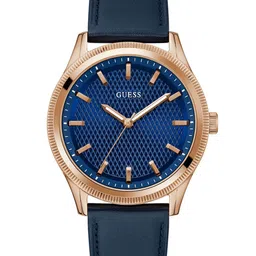 GUESS Men Dial & Leather Straps Analogue Watch GW0846G2-87