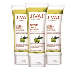 Jiva  Set Of 3 Olive Cream For Prevents Pimples - 100g Each-47