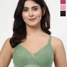 LILY Pack Of 4 Full Coverage T-shirt Bra-image-28