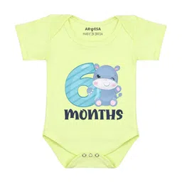 Arvesa 6 Month Baby Printed Bodysuit-image-63