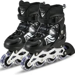 Adjustable Inline Skates Roller Blades for Girls and Boys In-line Skates In-line Skates - Size 7 YEAR TO 17 YEAR UK-picture-11